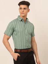 Men's Cool Cotton Striped Formal Shirts-SF-822